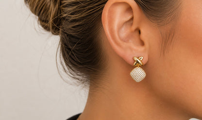 BRINCO DOURADO CRAVEJADO
