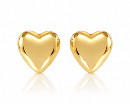 Brinco Dourado Coração