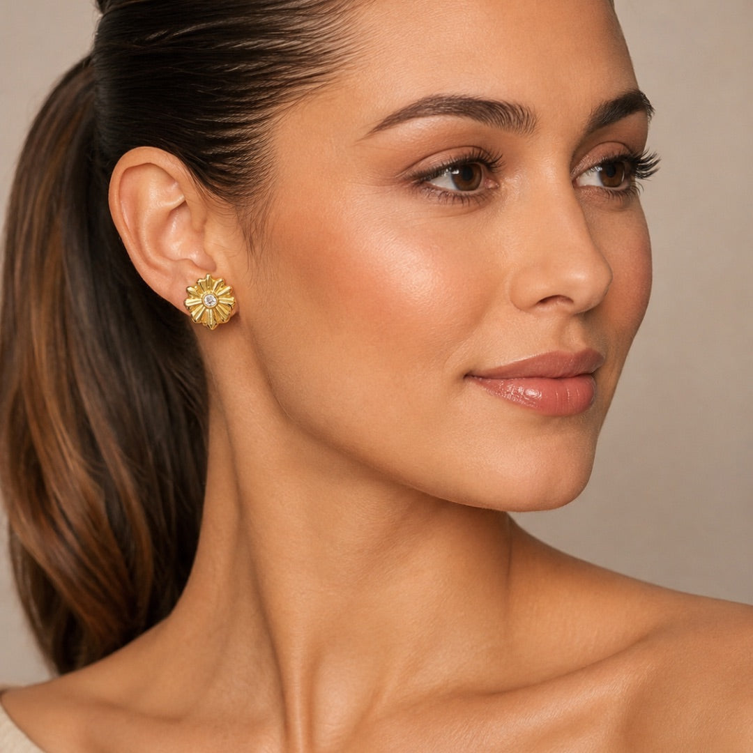 Brinco Dourado Elegante