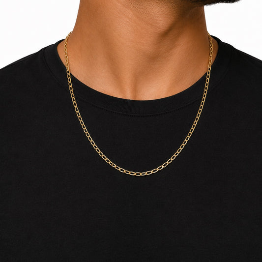 CORDÃO MASCULINO DOURADO